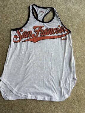 San Francisco Giants Women's Racerback Tank Top Shirt Baseball MLB - XS